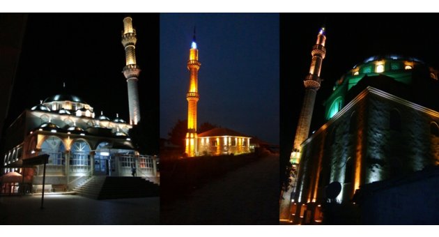 Manisa Sarıgöl’de Camiler Işıl Işıl