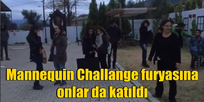 Mannequin Challenge furyasına onlar da katıldı