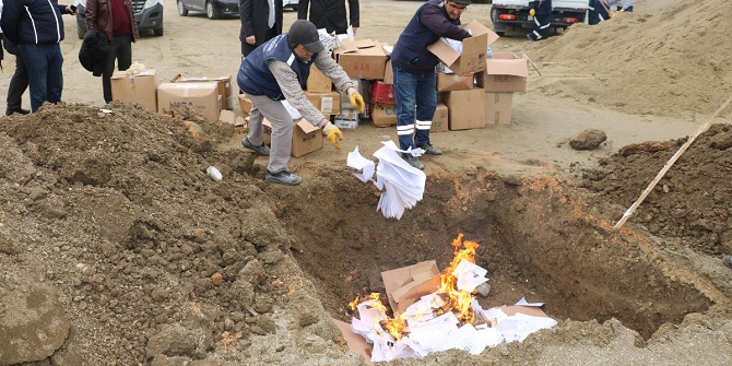 MANULAŞ Kimlik Fotokopilerini İmha Etti