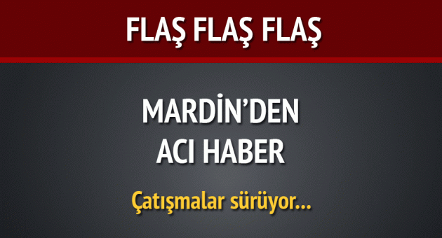 Mardin'de 3 asker şehit