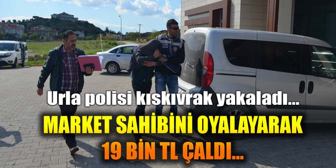 Market sahibini oyalayarak 19 bin TL çaldı