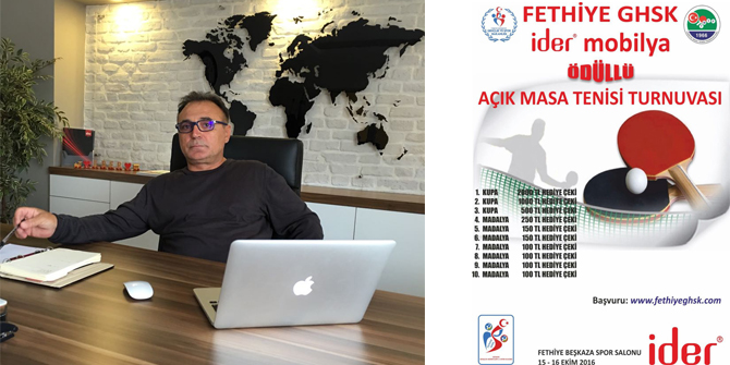 Masa tenisi turnuvası başlıyor…