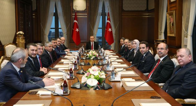 Meclis Başkanı Cumhurbaşkanlığı Külliyesi'nde