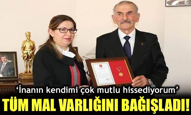 Mehmetçik'e 500 bin lira bağışladı