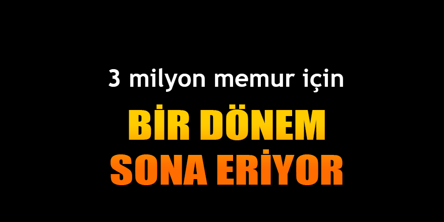 Memurlar için artık performans dönemi