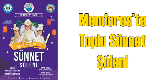 Menderes Belediyesi'nden Toplu Sünnet Şöleni