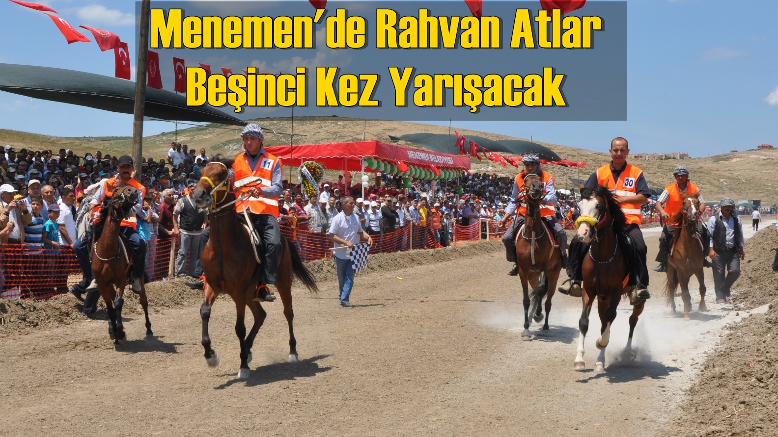 Menemen&#039;de Rahvan Atlar Beşinci Kez Yarışacak