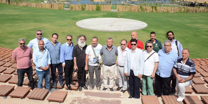 Menemen Gölpark'a basın ziyareti