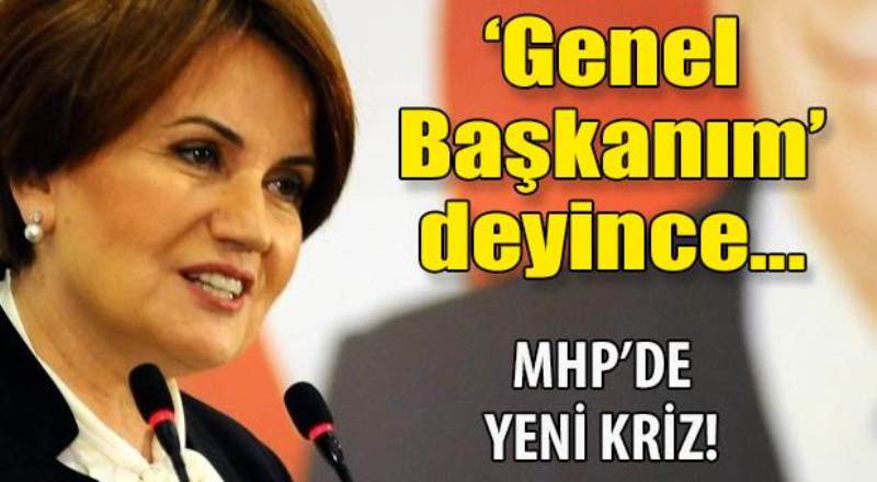 Meral Akşener&#039;e &#039;genel başkanım&#039; deyince...