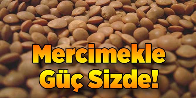 Mercimekle Güç Sizde!