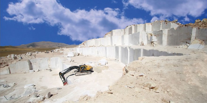 Mermer ocakları yeşilleniyor