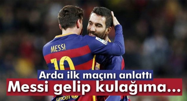 Messi gelip kulağıma...