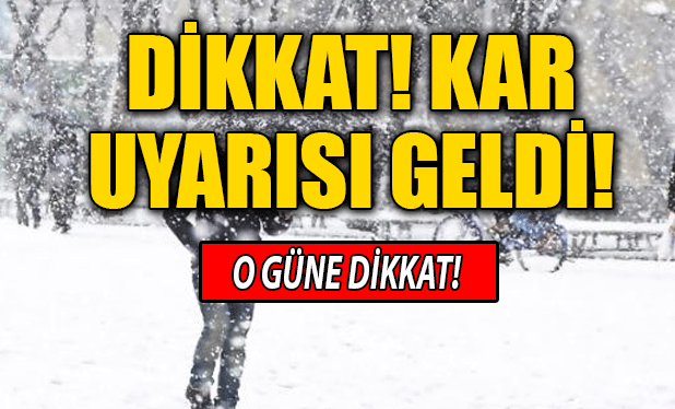 Meteoroloji'den  uyarı