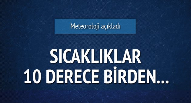 Meteorolojiden son dakika hava durumu tahmini