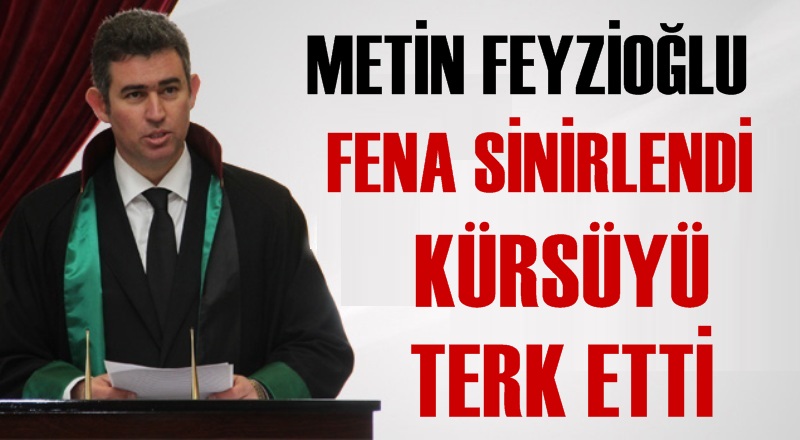 Metin Feyzioğlu sinirlenip kürsüyü terk etti!