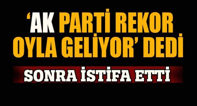 MHP'de İstifa!