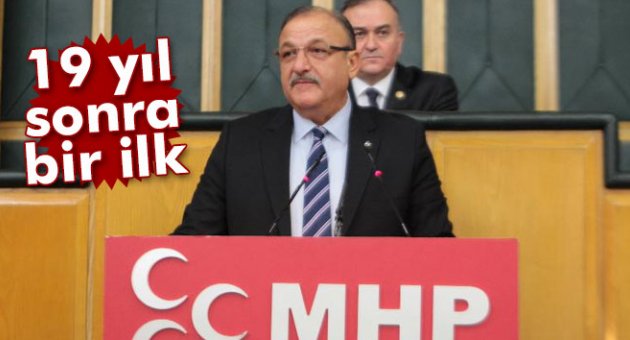 MHP’de 19 yıl sonra bir ilk