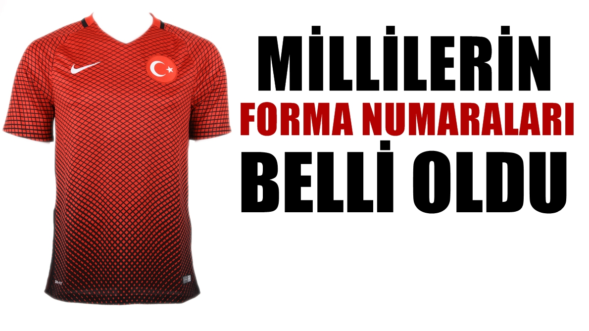 Milli Takımımızın Forma Numaraları Belli Oldu