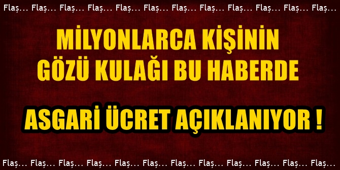 Milyonlarca çalışanın gözü kulağı Ankara'da... Asgari ücret açıklanıyor...