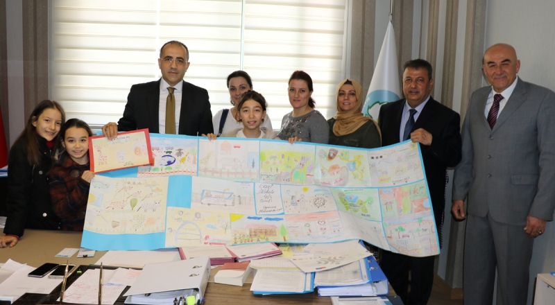 Miniklerden Anlamlı Teşekkür