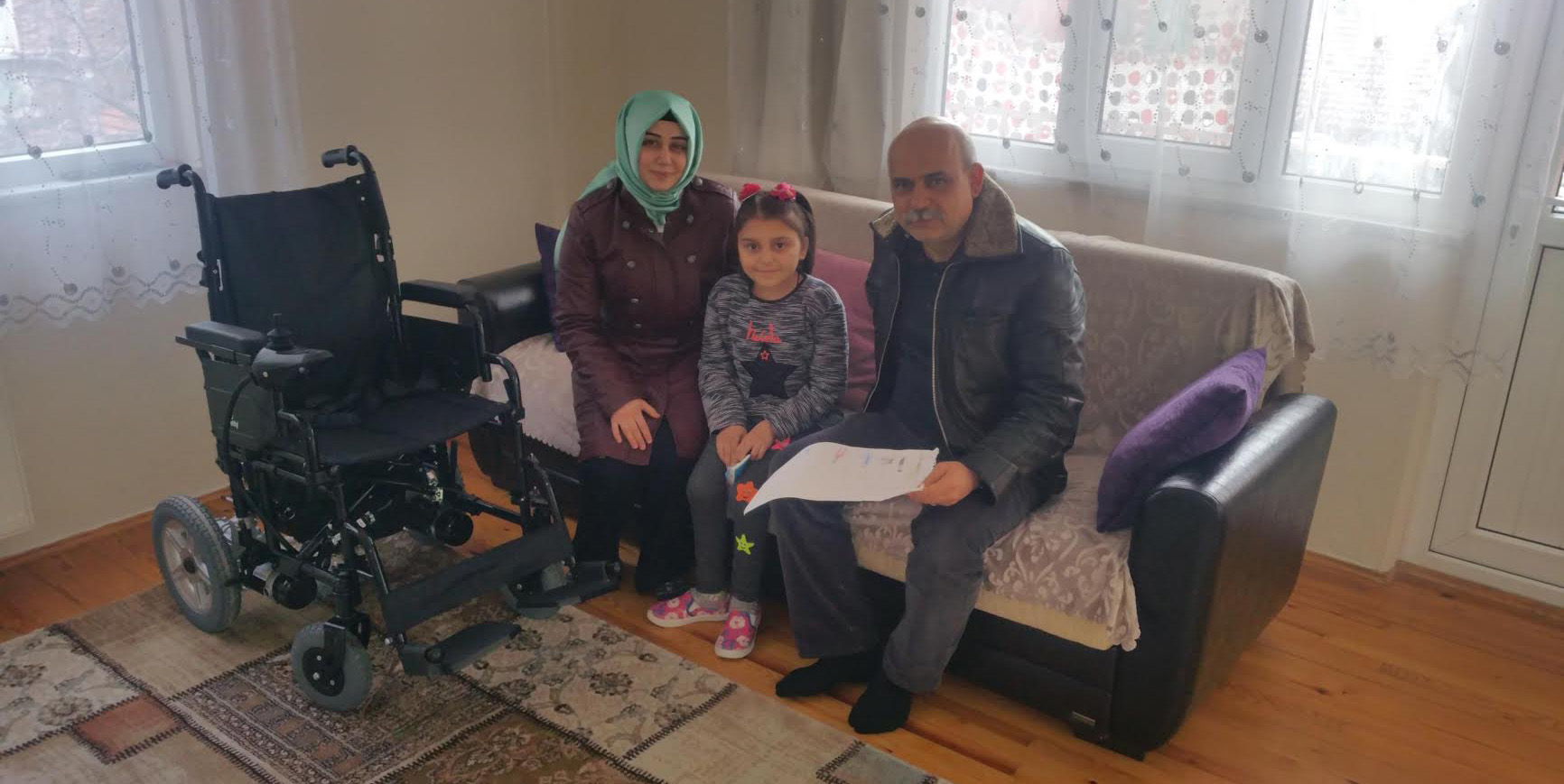 Minik Sena’dan Ergün’e Resimli Teşekkür