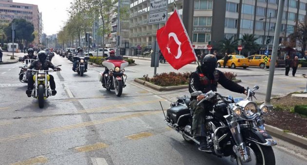 Motorculardan ''Teröre Lanet Sürüşü''