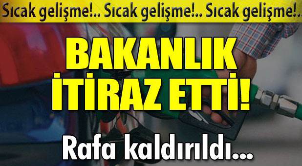 Motorine atık yağ katılması çalışması rafa kalktı