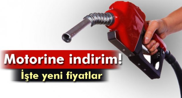 Motorine indirim geldi