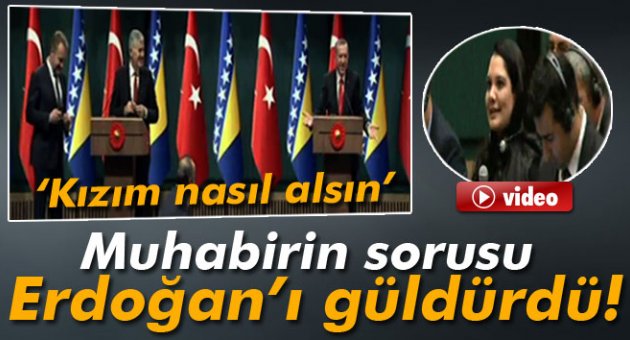 Muhabirin sorusu Erdoğan’ı güldürdü