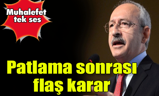 Muhalefetten ilk tepki