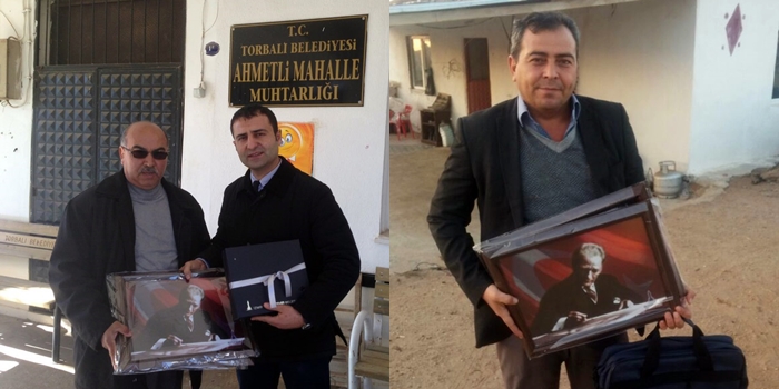 Muhtarlara anlamlı yeni yıl hediyesi