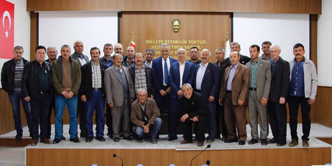 Muhtarlardan Başkan Mahmut Badem’e teşekkür