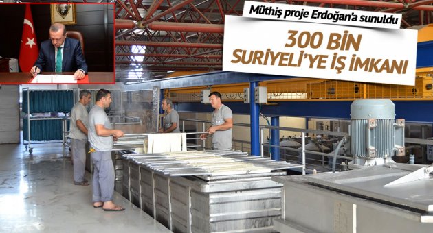 Mültecilere fabrika kurulacak
