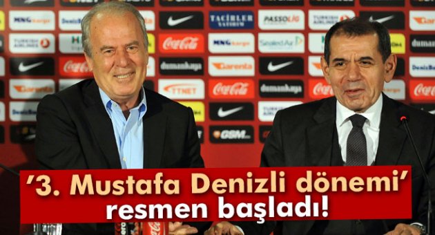 Mustafa Denizli sözleşmeyi imzaladı