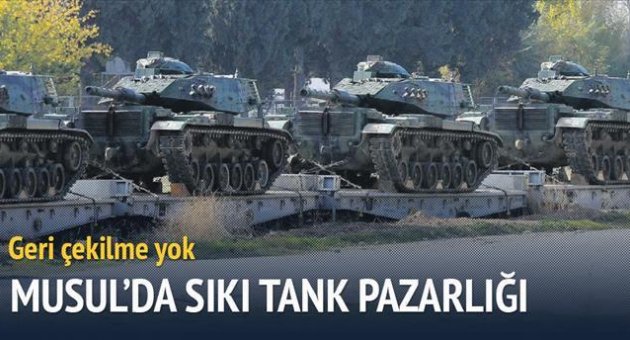 Musul'da tank pazarlığı
