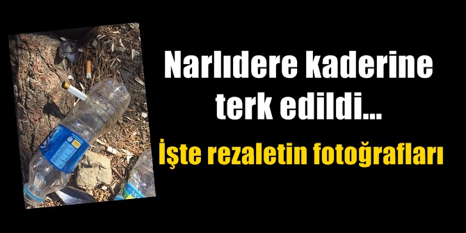 Narlıdere kaderine terk edildi! İşte rezaletin fotoğrafları