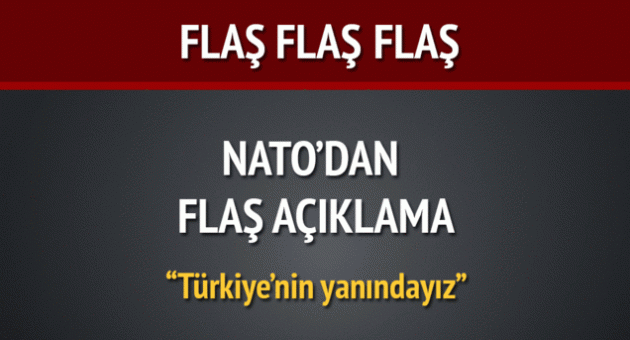 NATO'dan Türkiye'ye destek