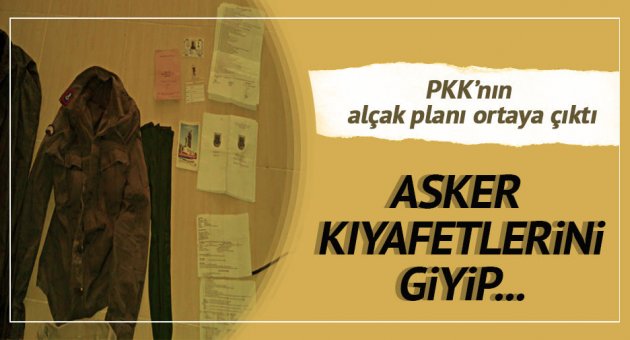 Nusaybin'de askeri kıyafetler ele geçirildi