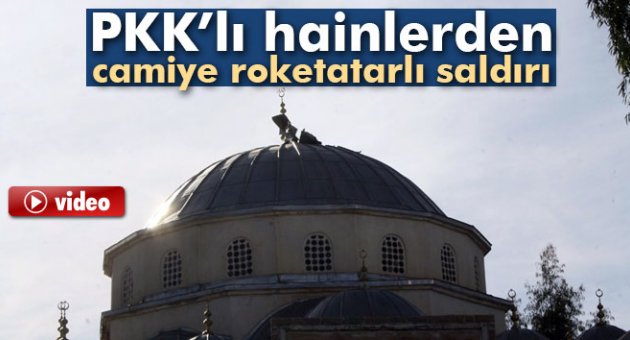 Nusaybin'de camiye roketatarlı saldırı