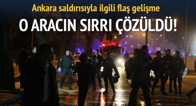 O aracın sırrı çözüldü