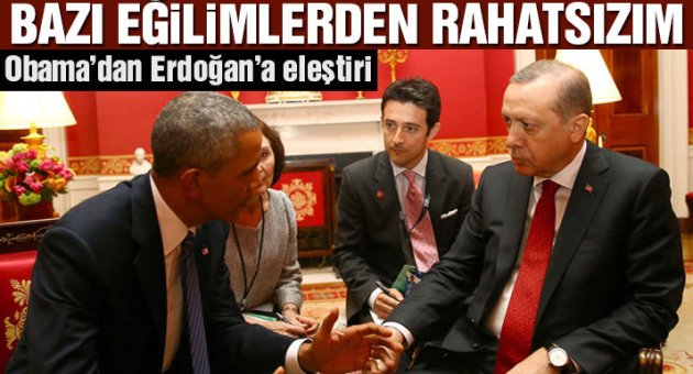Obama’dan Erdoğan’a basın özgürlüğü eleştirisi