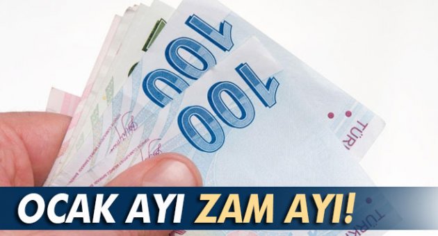 Ocak ayı zam ayı!