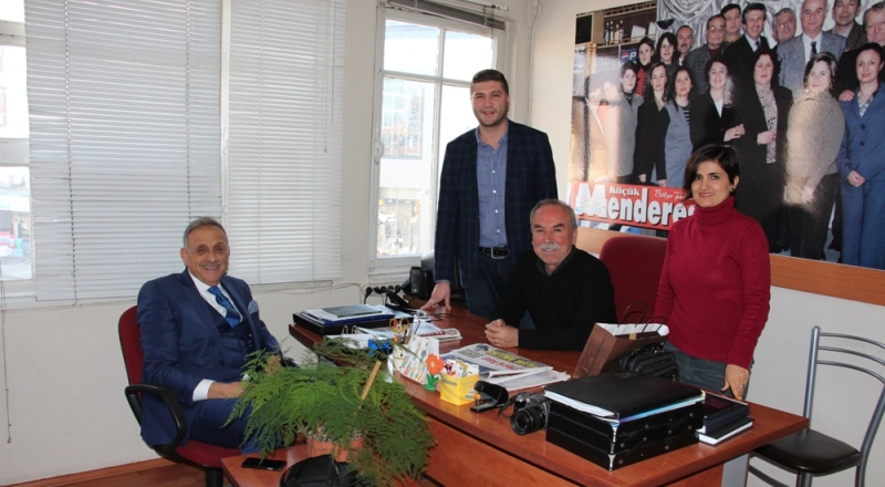 Ödemiş'te yerel basına yılbaşı ziyareti