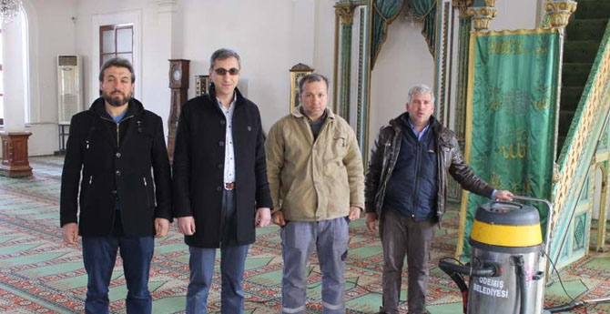 Ödemiş&#039;te Camiler ve Mescitlerde Temizlik Çalışmaları