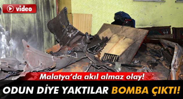 Odun diye yaktılar bomba çıktı! 7 yaralı!