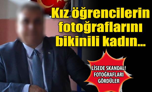 Öğrencilerin fotoğraflarını uygunsuz şekilde montajladığı iddiası