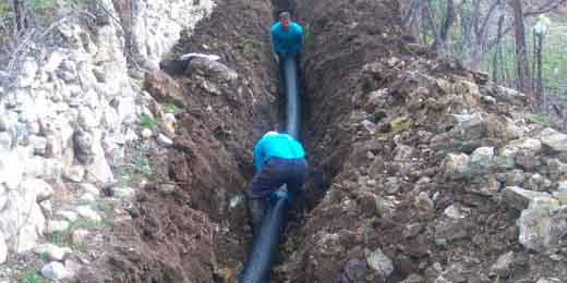 OĞULDURUK MAHALLESİ ALTYAPIYA KAVUŞTU