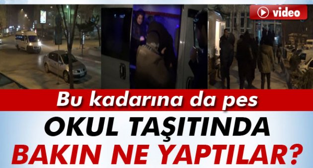 Okul taşıtında insan kaçakçılığı