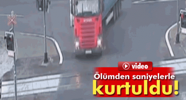 Ölümden saniyelerle kurtuldu!