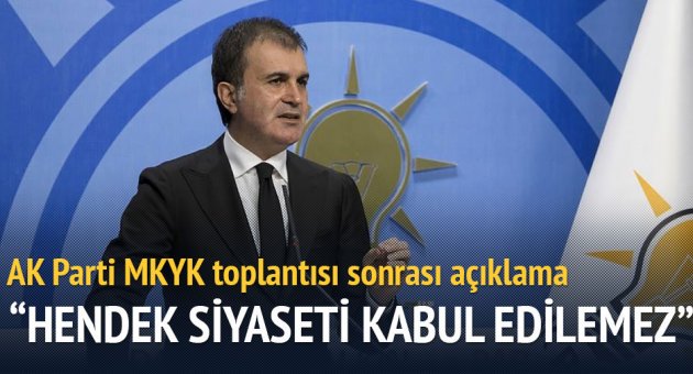 Ömer Çelik açıklama yapıyor